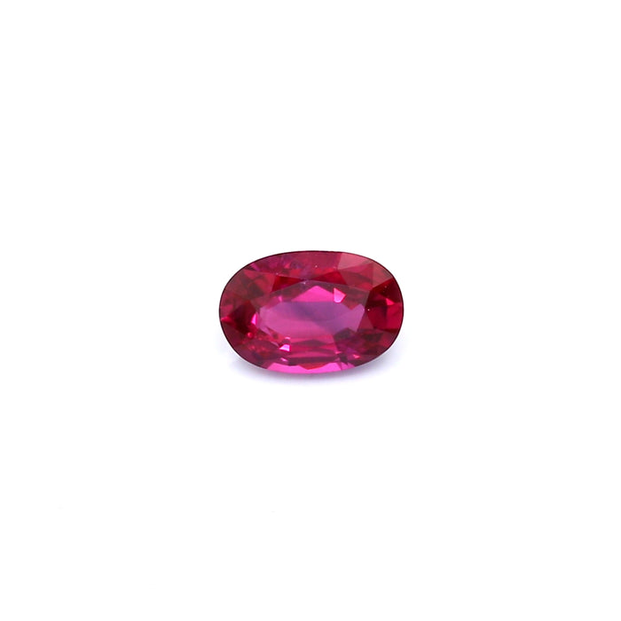 0.62 VI1 Oval Pinkish Red Ruby