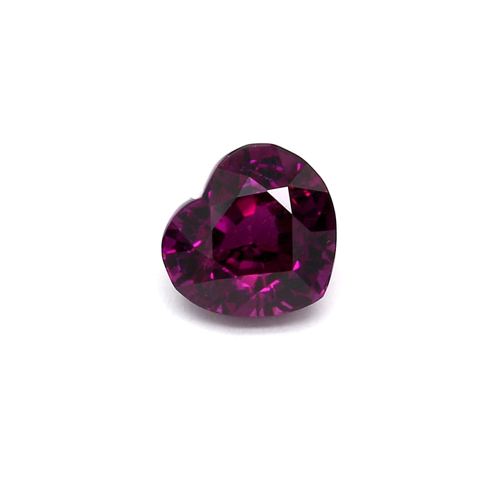 2.55 VI1 Heart-shaped Purple Rhodolite