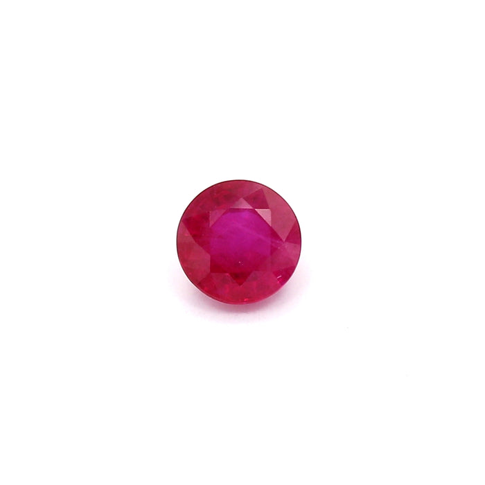 0.89 VI2 Round Purplish Red Ruby