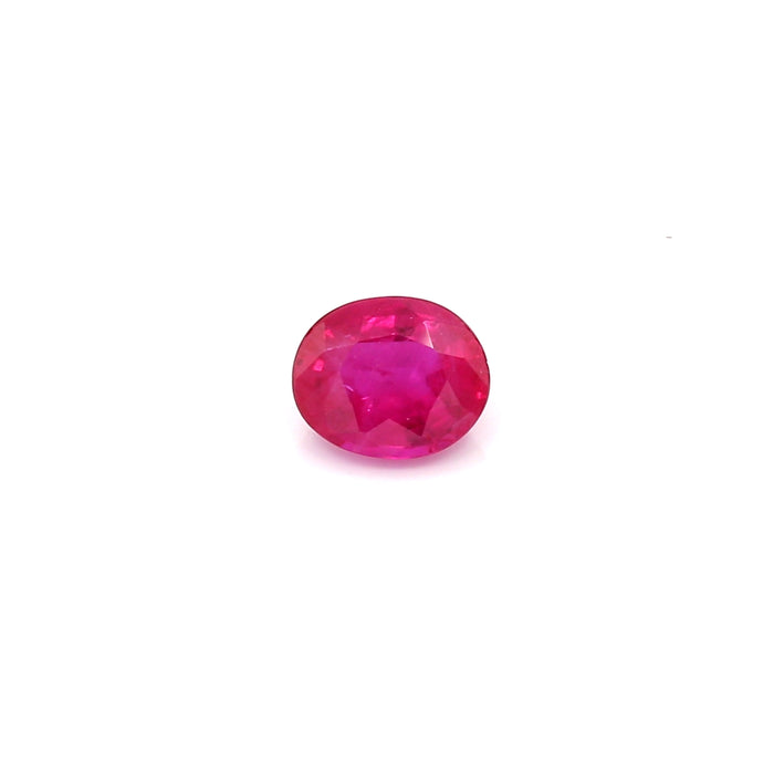 0.56 VI2 Oval Pinkish Red Ruby