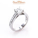 18K White Gold