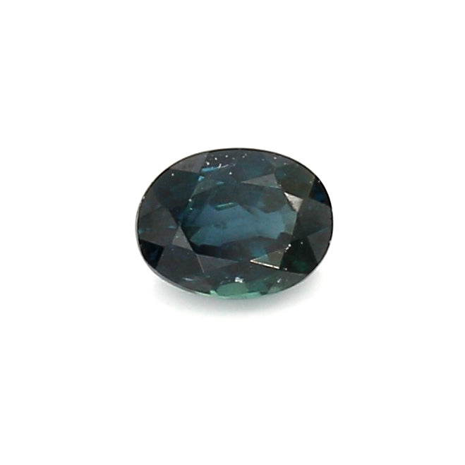 0.44 VI1 Oval Greenish Blue Sapphire