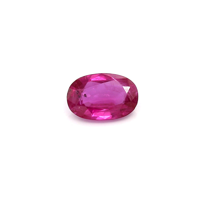 0.8 VI1 Oval Purplish Red Ruby