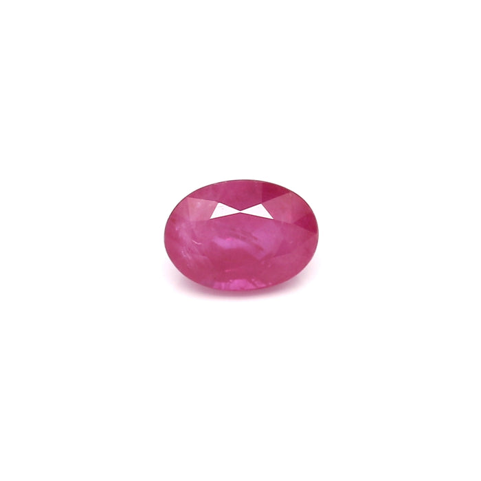 1.23 VI2 Oval Pinkish Red Ruby