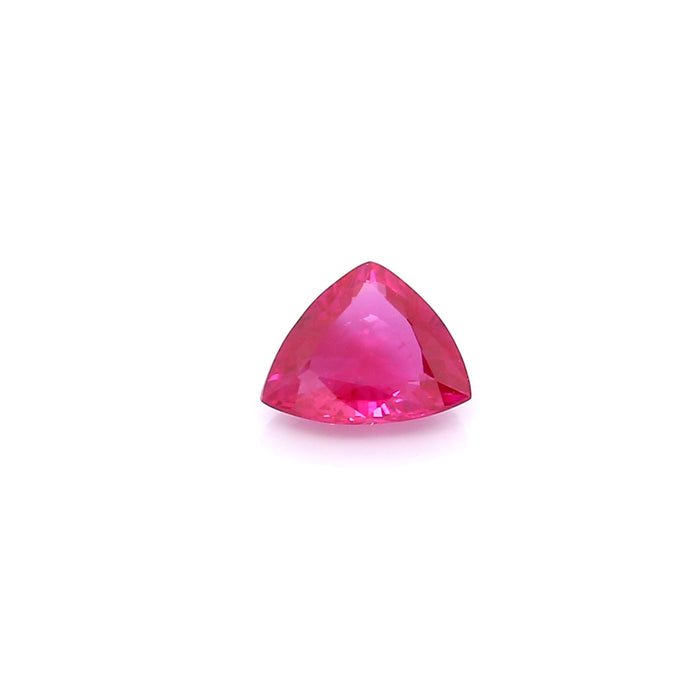 0.7 VI1 Triangular Pinkish Red Ruby