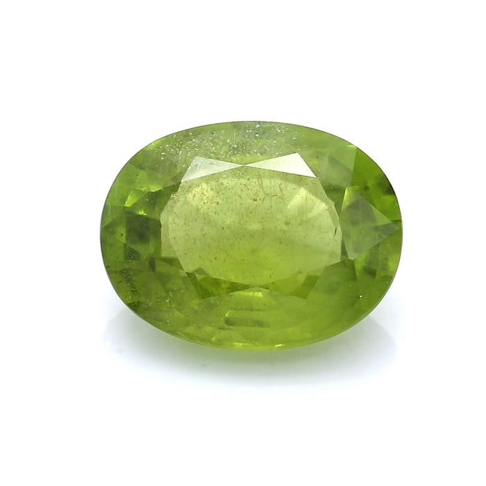 8.55 VI2 Oval Yellowish Green Peridot