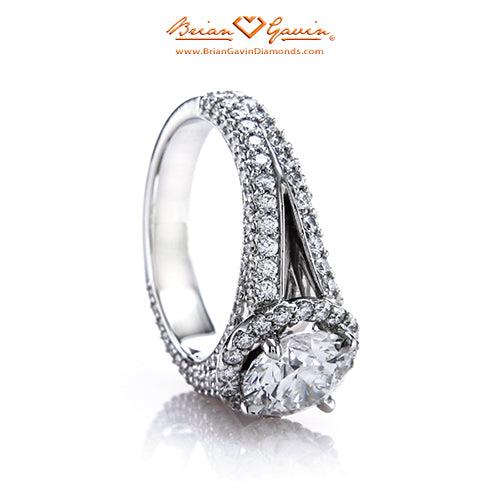 Belle Halo Micro Pave