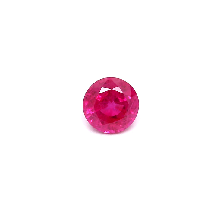 0.99 VI1 Round Pinkish Red Ruby