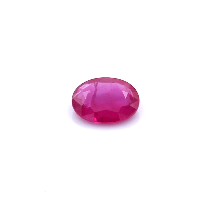 0.75 VI2 Oval Pinkish Red Ruby