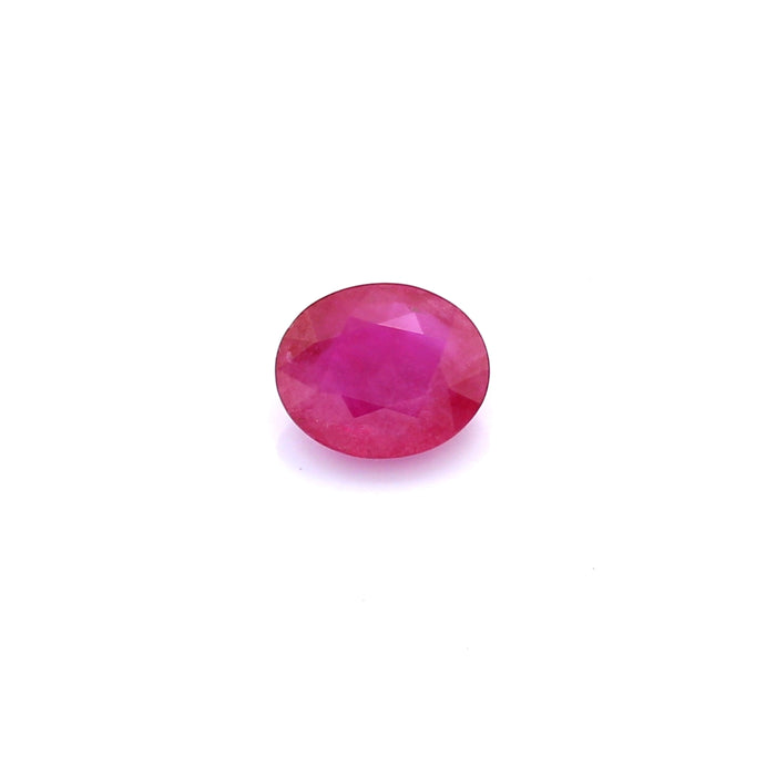 0.68 VI2 Oval Pinkish Red Ruby